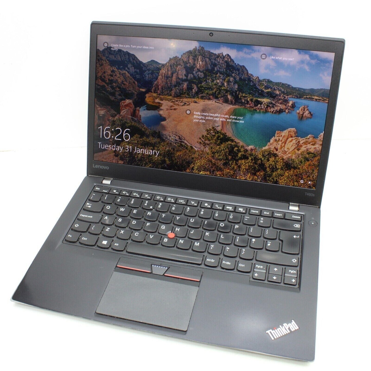 Lenovo T460s Core i7-6600U 16GB Ram 512GB NVME SSD Laptop #940SE